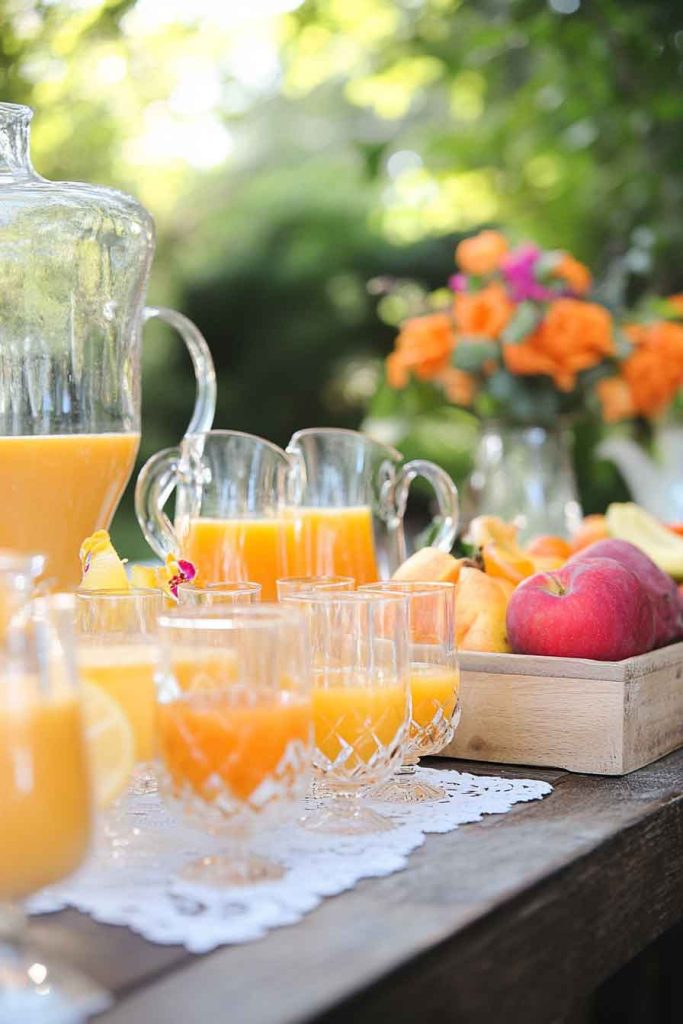 Creative Glassware and Beverage Stations