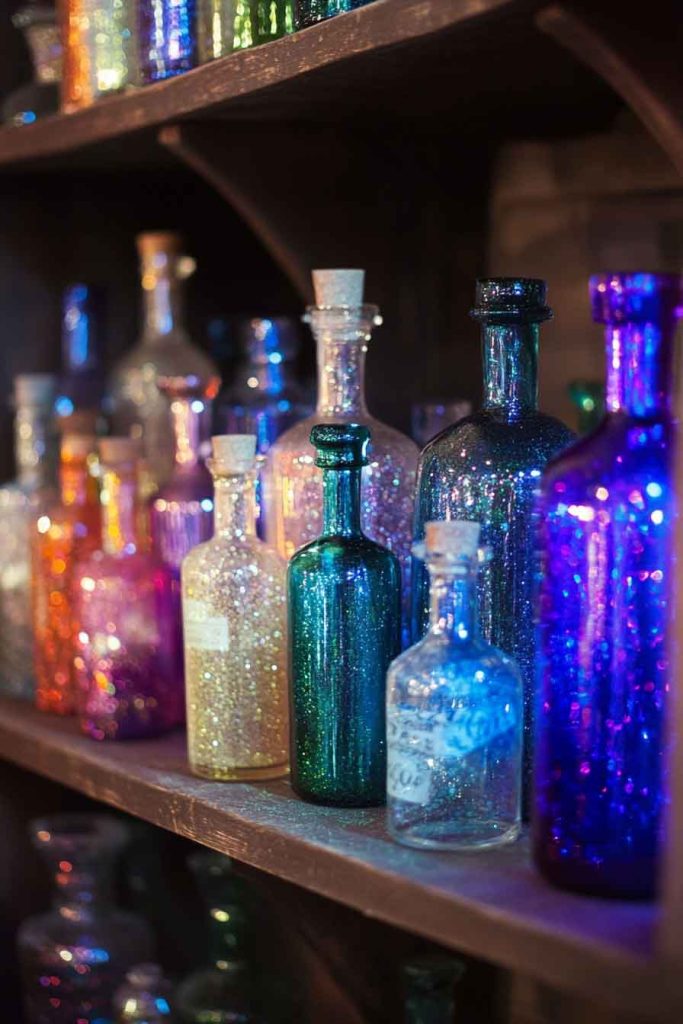 Potion Bottles and Ingredients