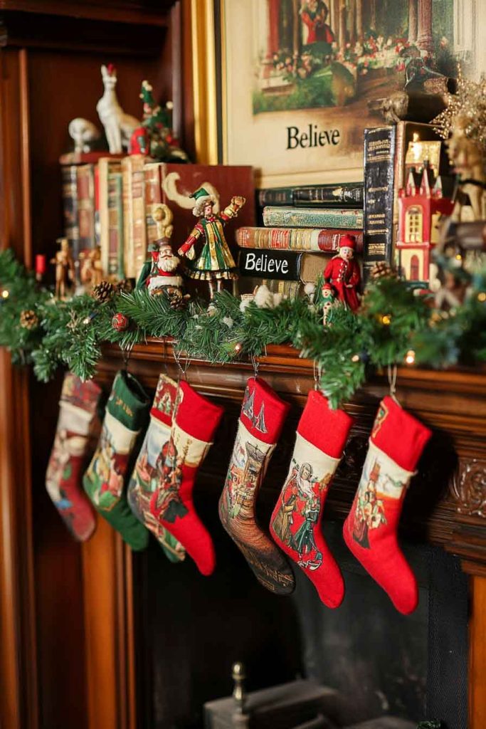 Storybook Christmas Fireplace