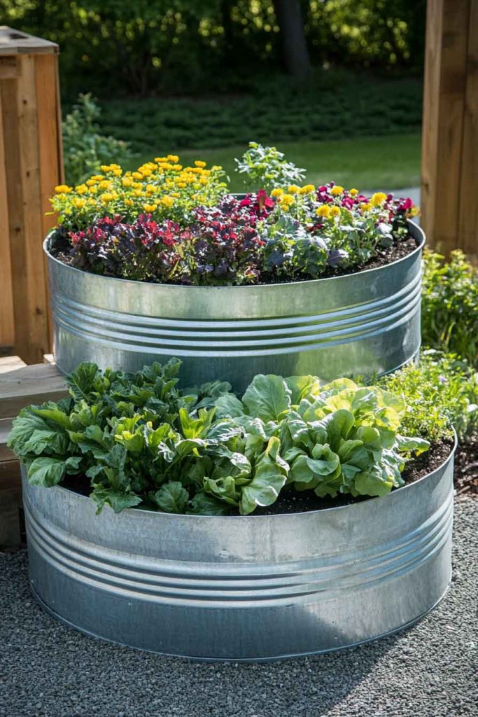 Galvanized Stock Tank Bed