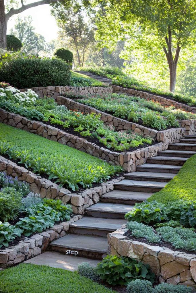 Multi-Level Staircase Bed