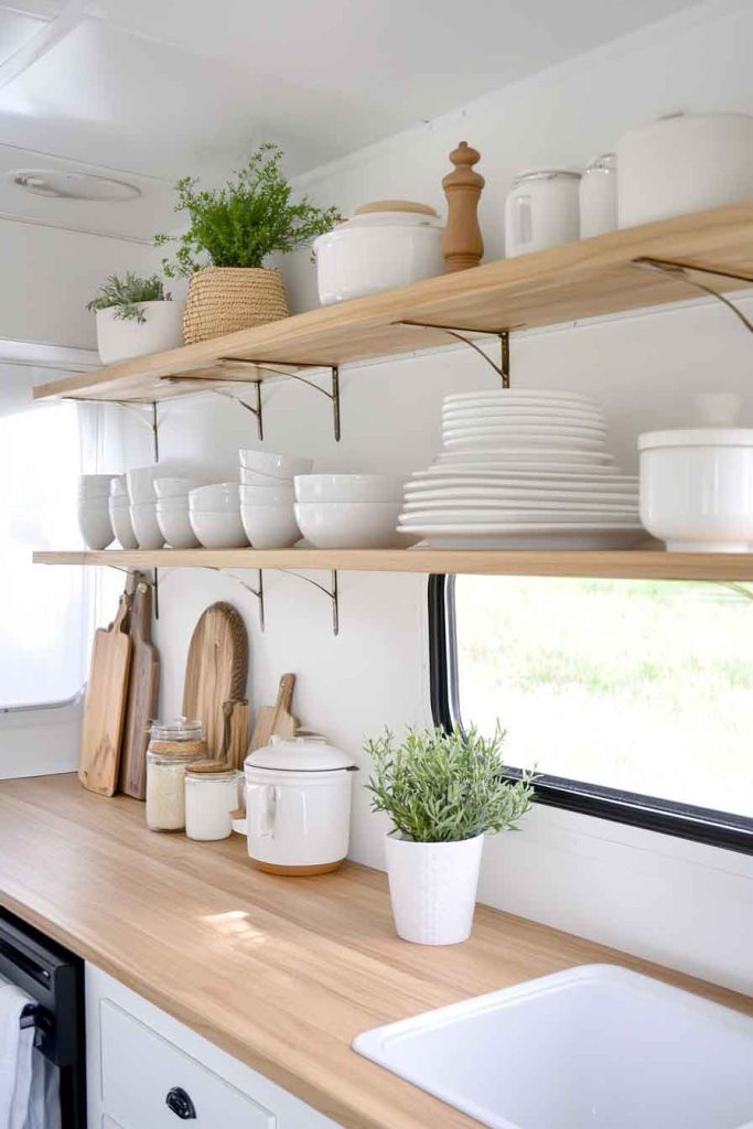 Install Open Shelving