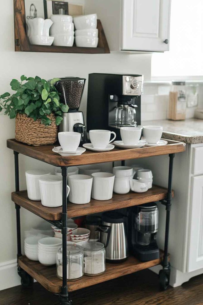 Consider a Tray or Cart Setup