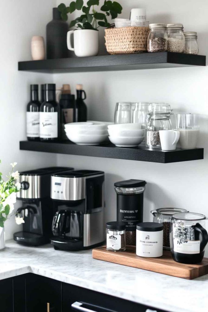 Modern Minimalist Coffee Station