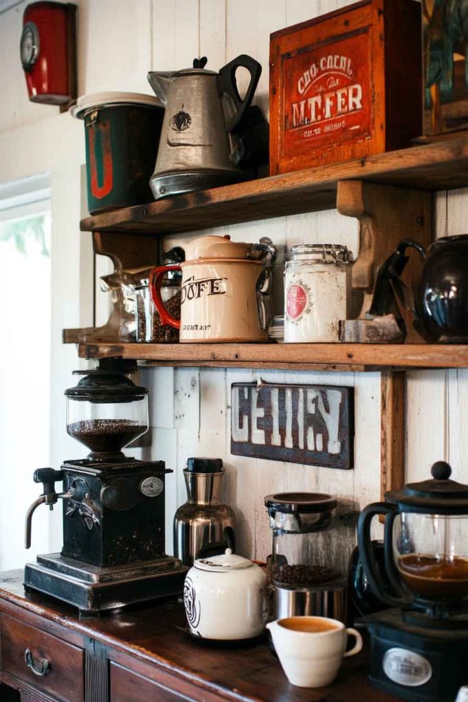 Vintage Coffee Bar Ideas