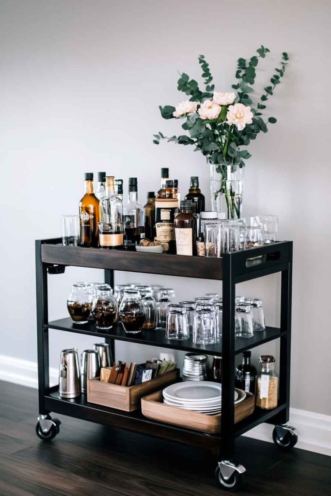 Coffee Bar Cart