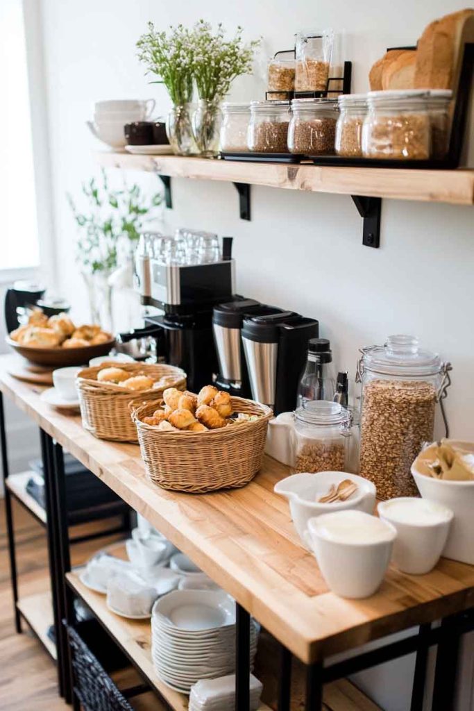 Breakfast Bar Coffee Station