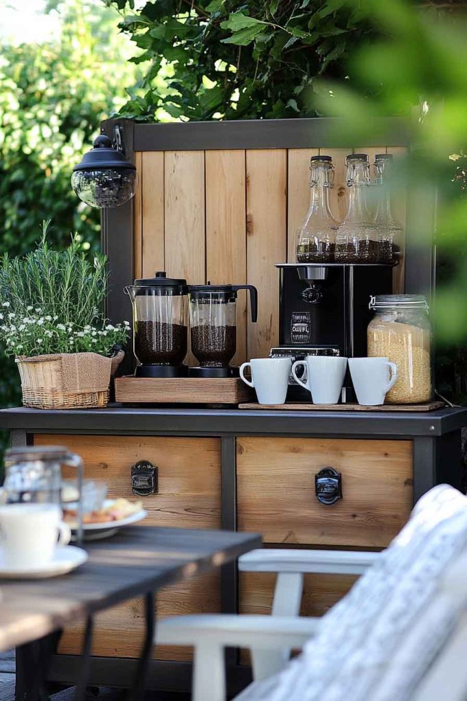 Outdoor Coffee Bar