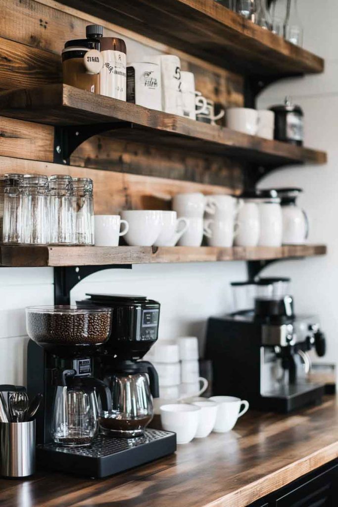 Multi-Level Coffee Station