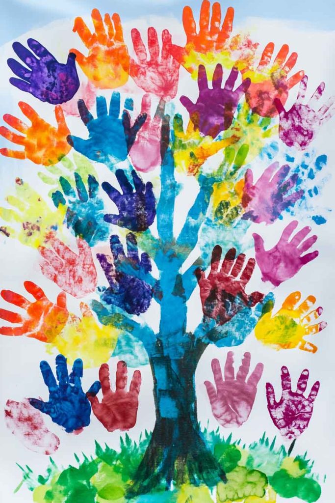 Handprint or Fingerprint Art
