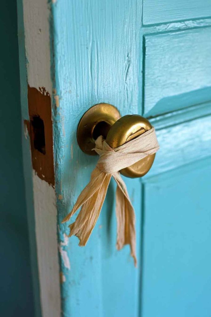 Use Rubber Bands to Prevent Doors from Latching