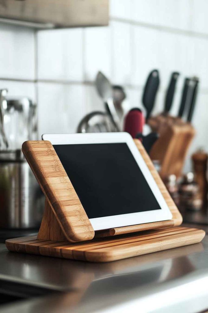 Create a Tablet Stand from a Cutting Board