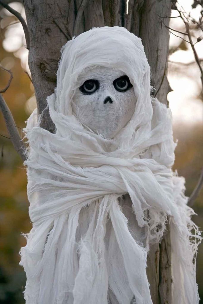 Gauze-Wrapped Mummy Ghost