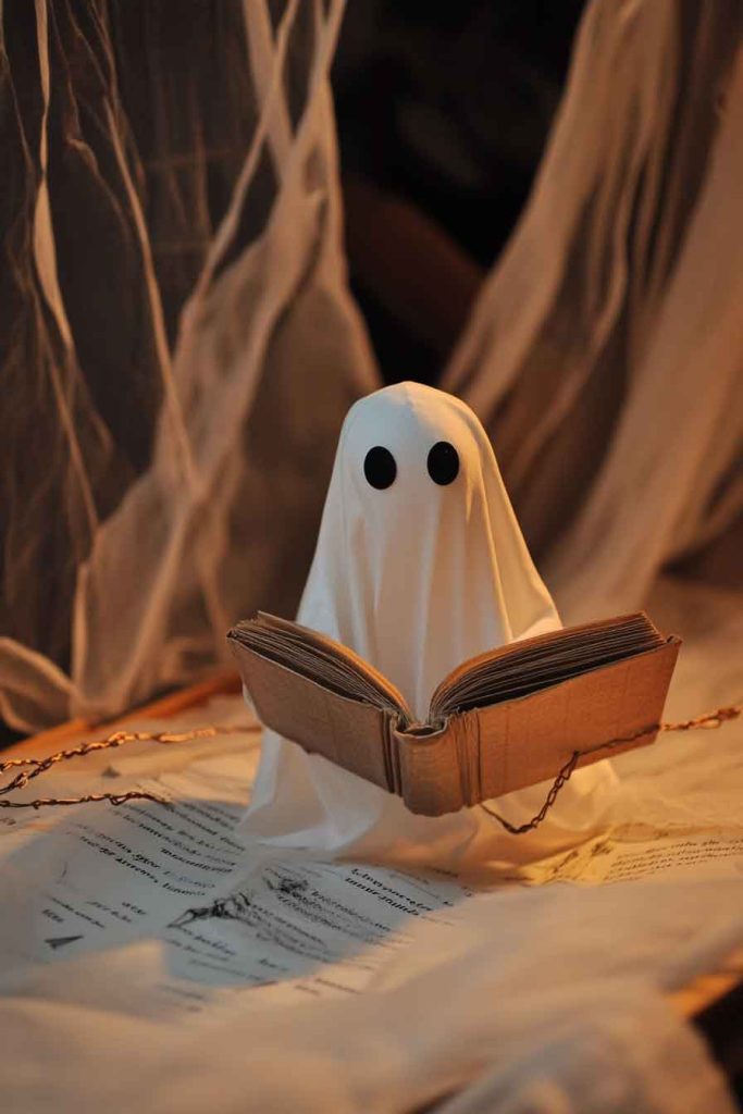 Ghost Reading a Book