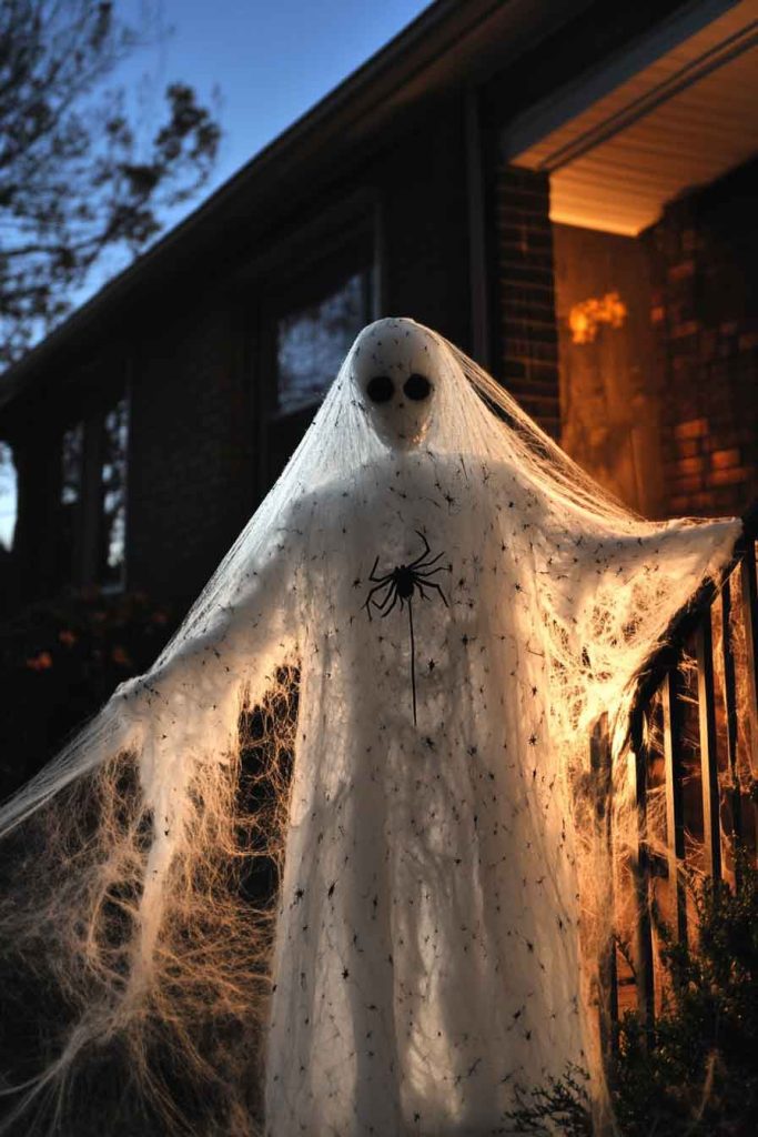 Spider Web Covered Ghost