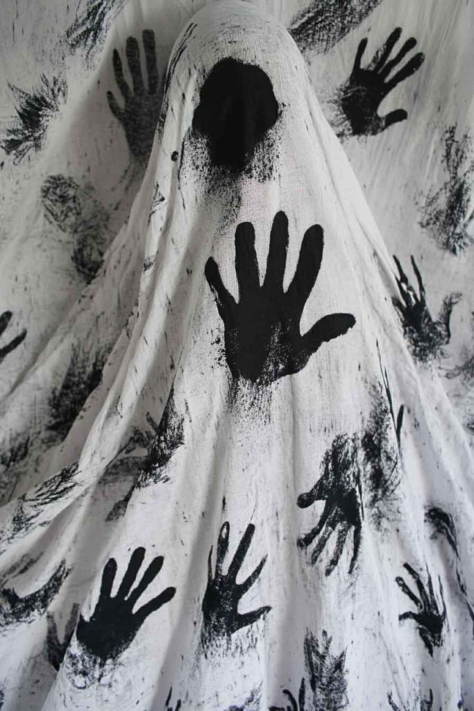 Ghost with Handprints