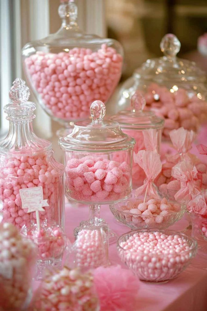 Create a Pink Candy Display
