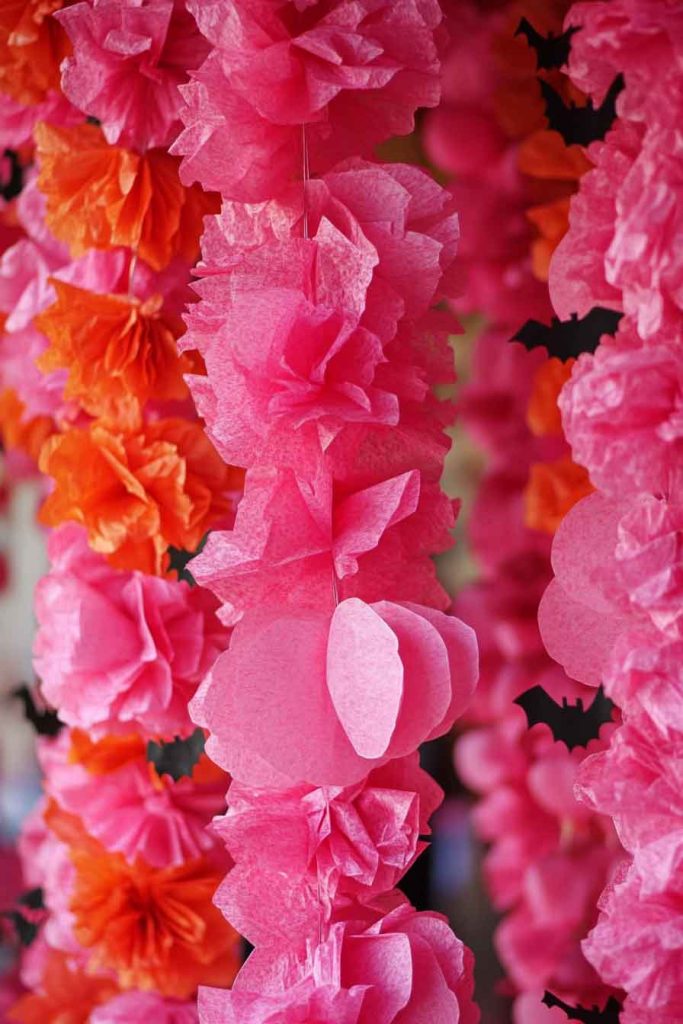 Pink Halloween Garlands