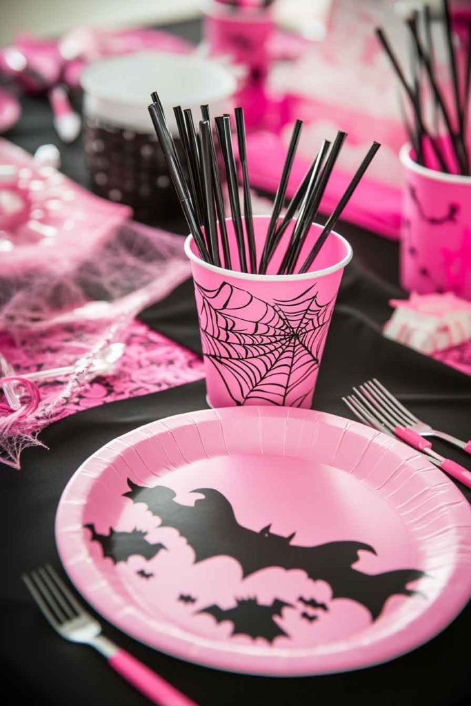 Pink Halloween Party Supplies
