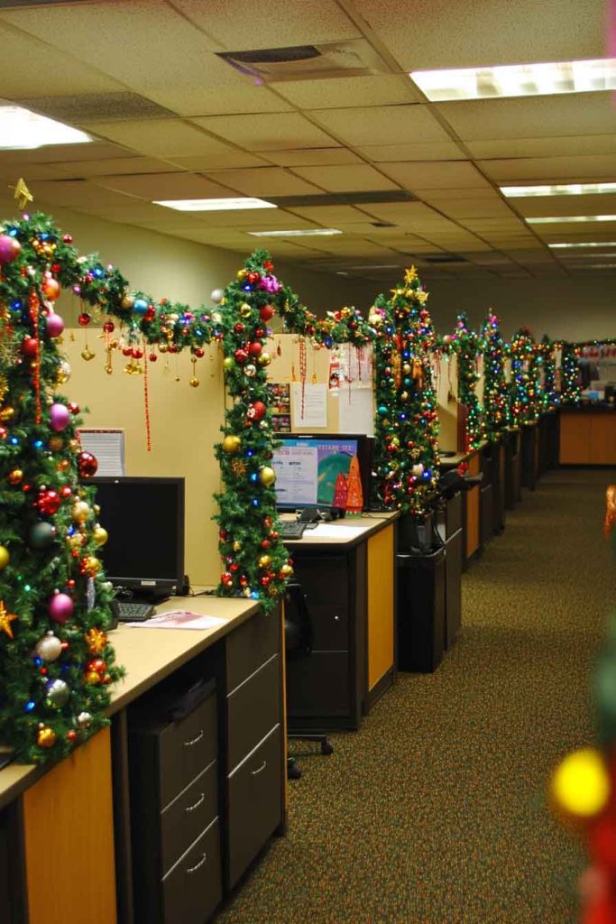 Bright and Cheerful Customer Service Area