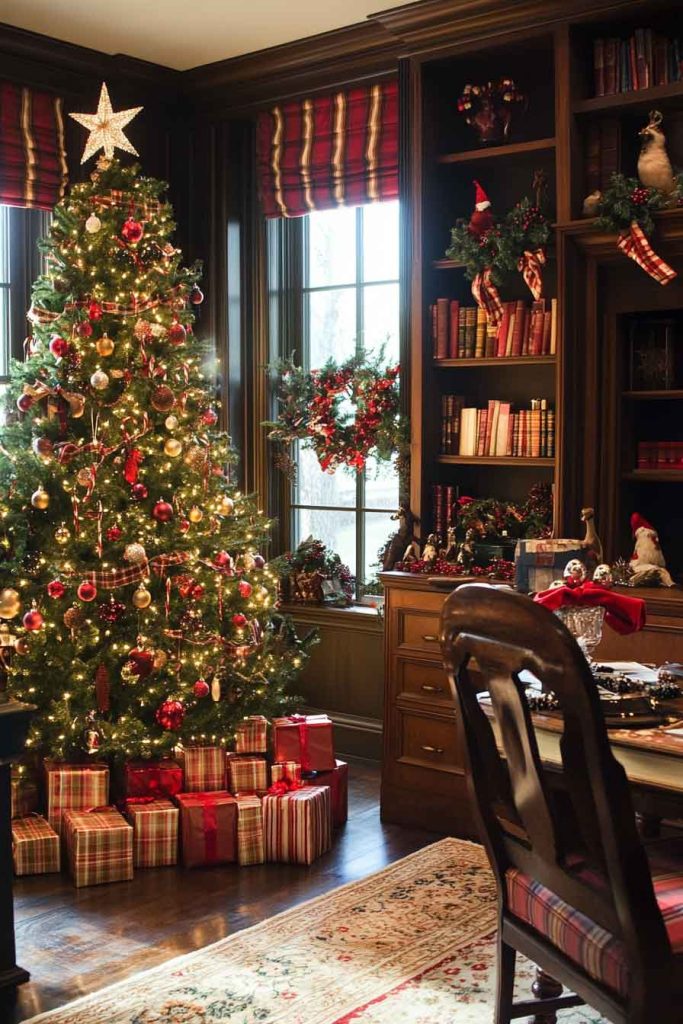 Warm Traditional Office with Classic Appeal