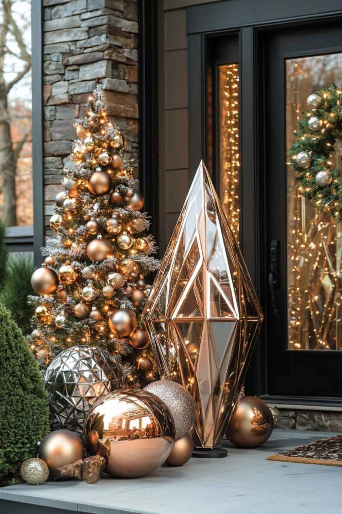  Chic Contemporary with Mixed Metallics