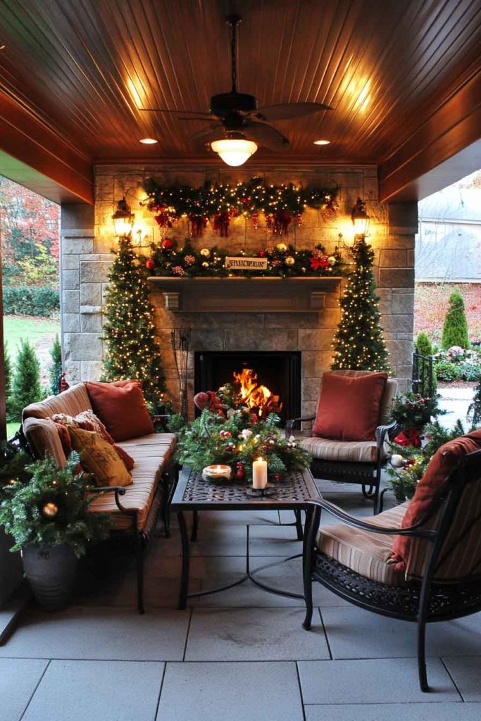 Family Gathering Space with Outdoor Heater