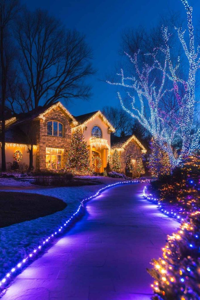 Festival of Lights with Layered Lighting Effects