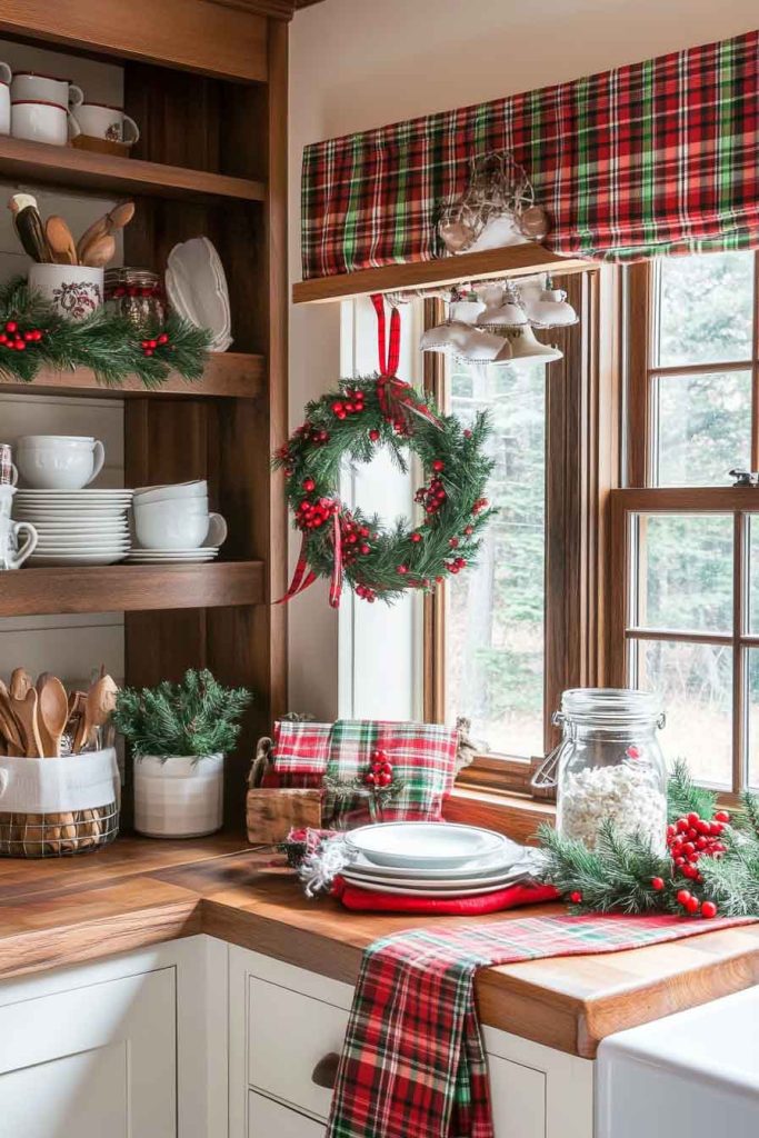 Cozy Plaid and Tartan Kitchen