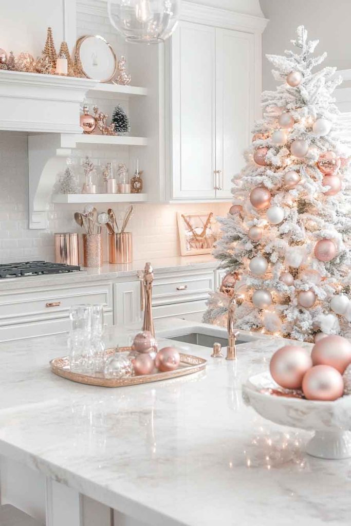 Glamorous Rose Gold Kitchen