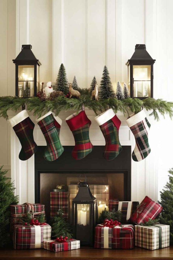 Traditional Plaid and Tartan Mantle