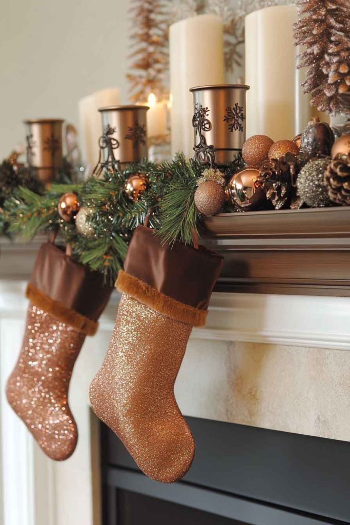 Copper and Bronze Metallic Mantle