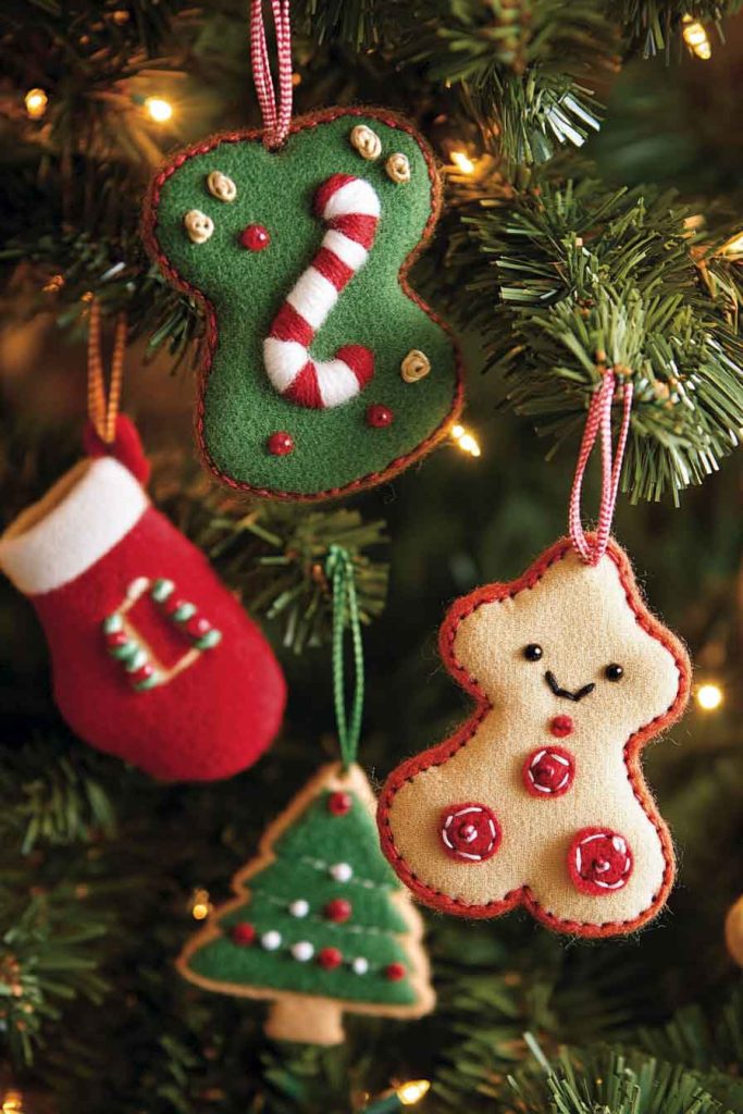 Felt Christmas Ornament Collection