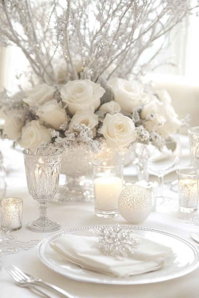 Winter Wonderland White Table