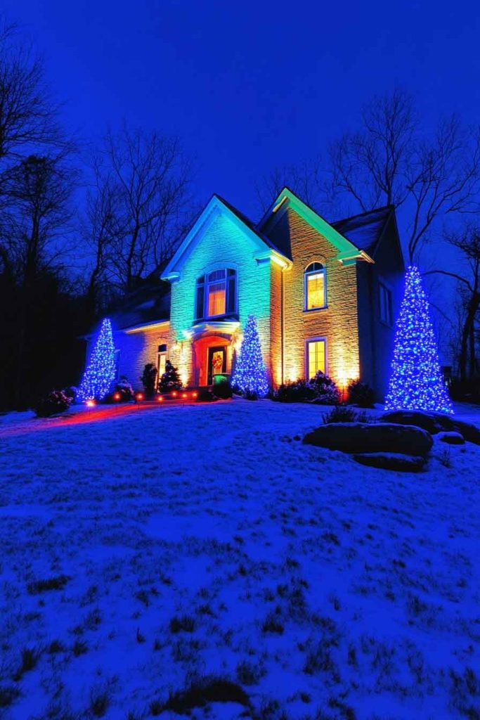 Ground Stake Spotlight Wash