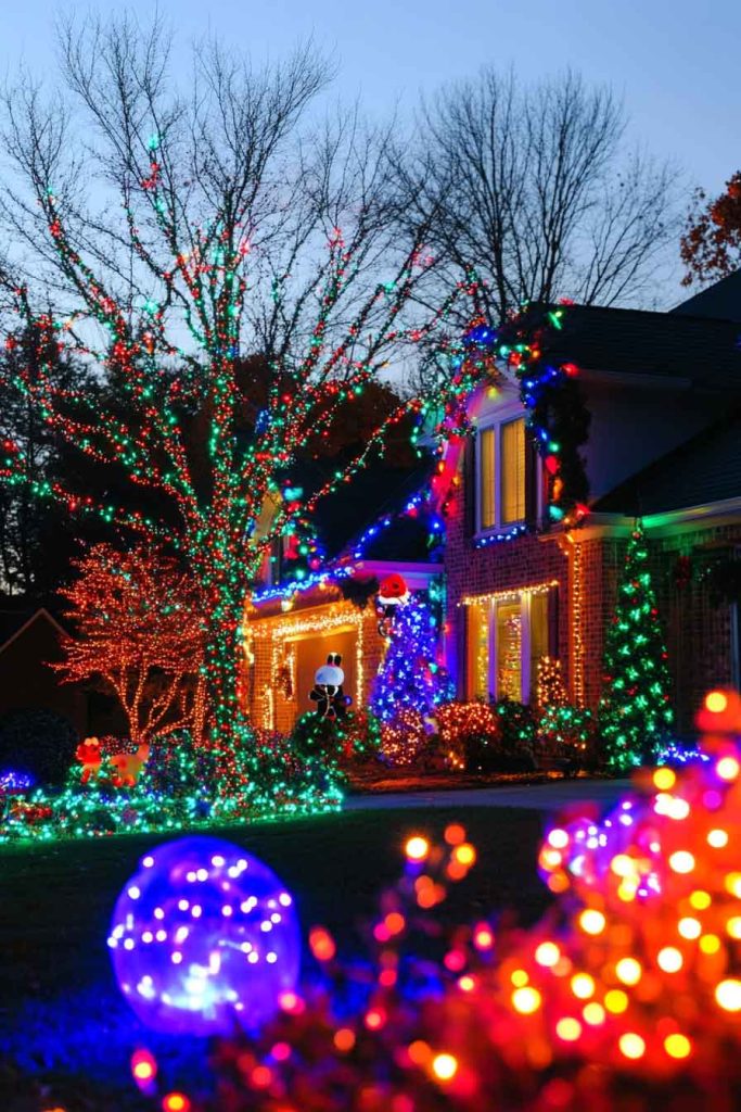 Rainbow Multicolor Explosion Display