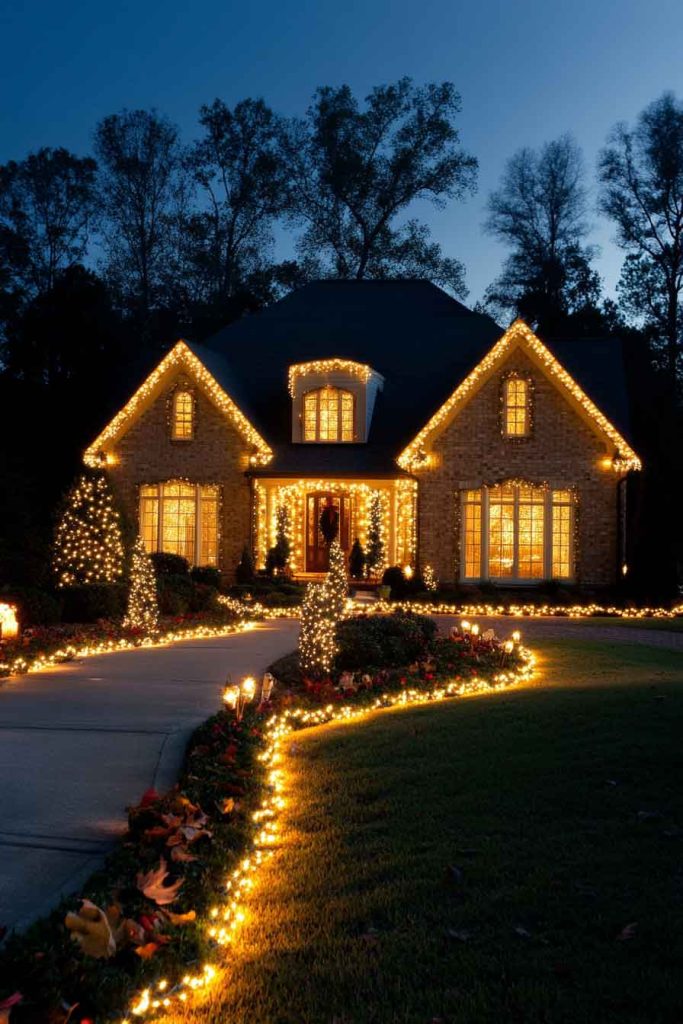 Elegant All-White Minimalist Display