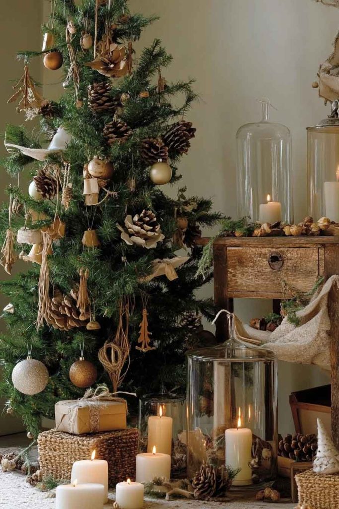 Vintage Natural Christmas with Woodland Elements
