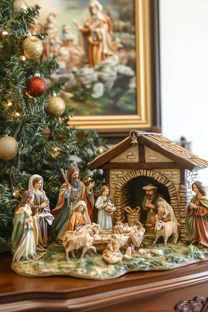Vintage Christmas Nativity Scenes