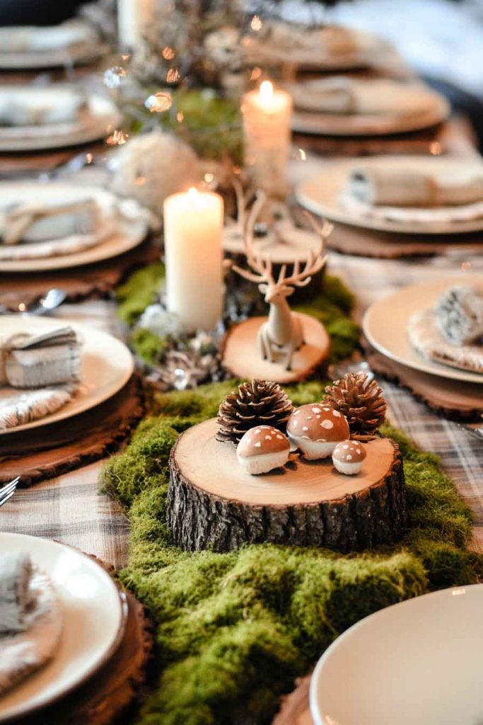Woodland Christmas Table