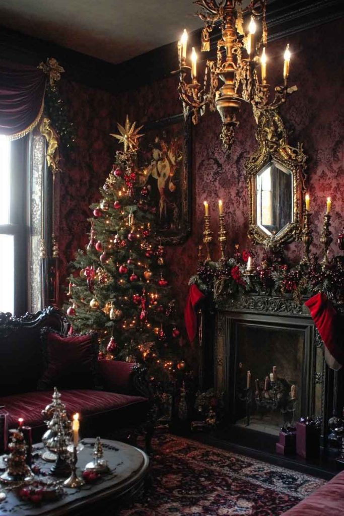 Vintage Christmas Gothic Romance