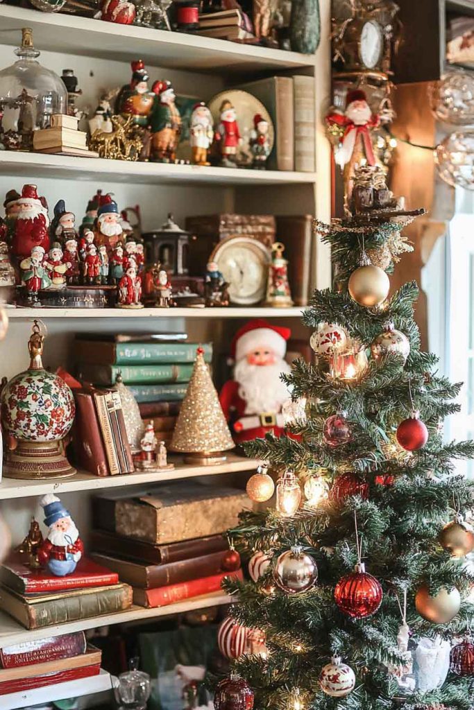 Christmas Market Inspired Decor with Vintage Finds