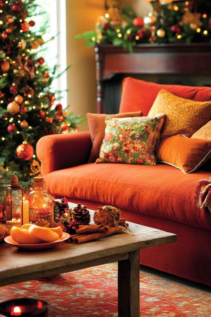 Warm Spice and Cinnamon Christmas with Aromatic Elements