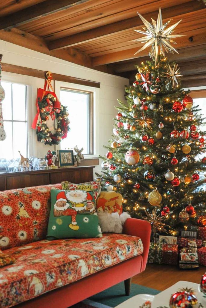 Vintage Kitsch Christmas with Retro Charm