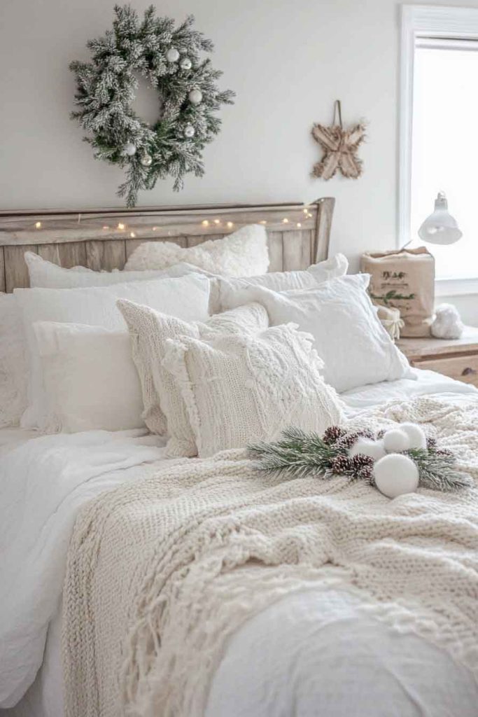 Cozy Bedroom with Winter Whites