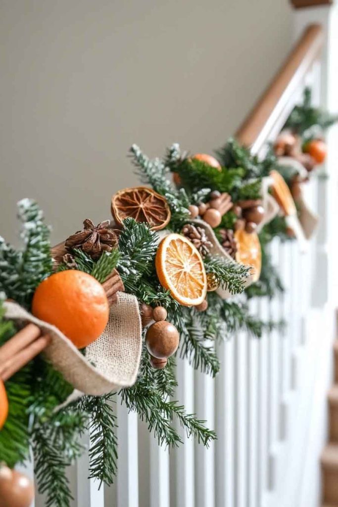 Rustic Christmas Garland