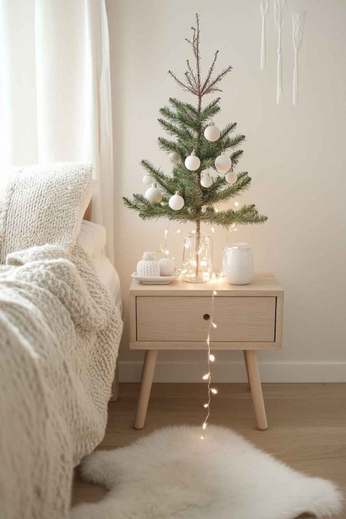Minimalist Scandinavian Christmas Corner