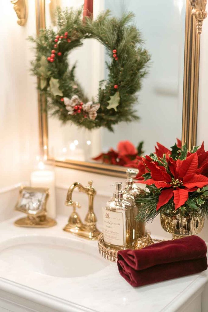 Powder Room with Elegant Details