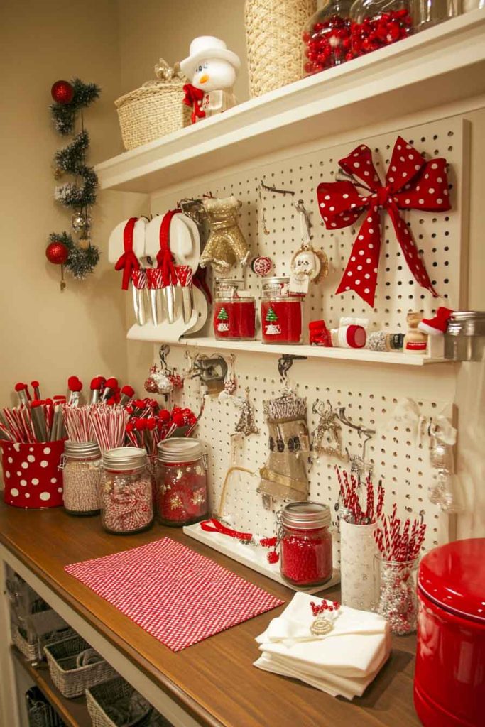 Craft Room with Creative Display