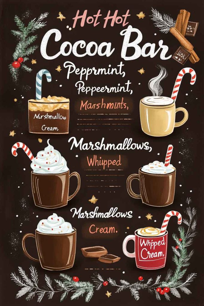 Hot Cocoa Menu Board